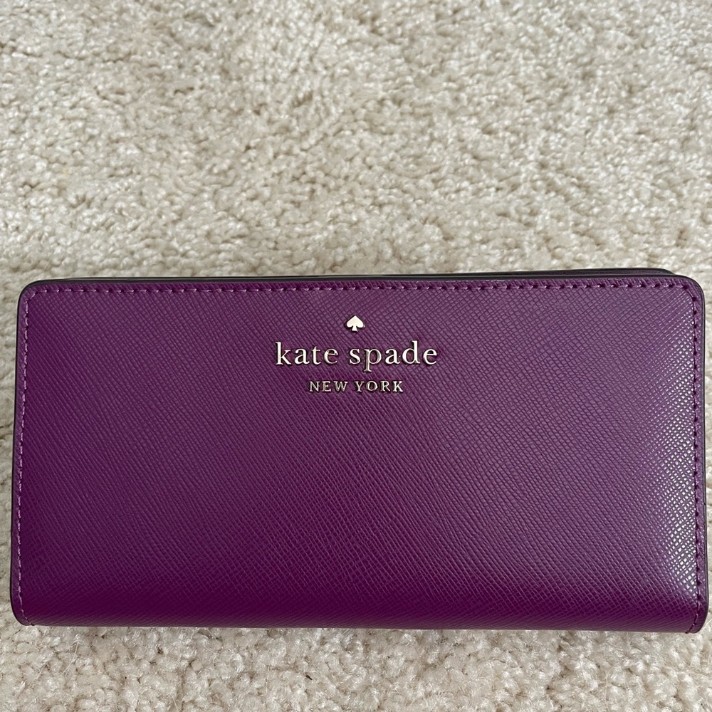 Plum colored Kate Spade Wallet